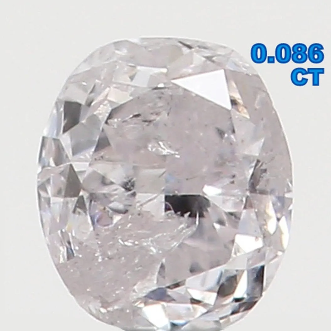 0.086 Ct Natural Loose Diamond, Oval Diamond, Light Pink Diamond, Antique Diamond, Oval Cut Diamond, Rustic Diamond, Real Diamon