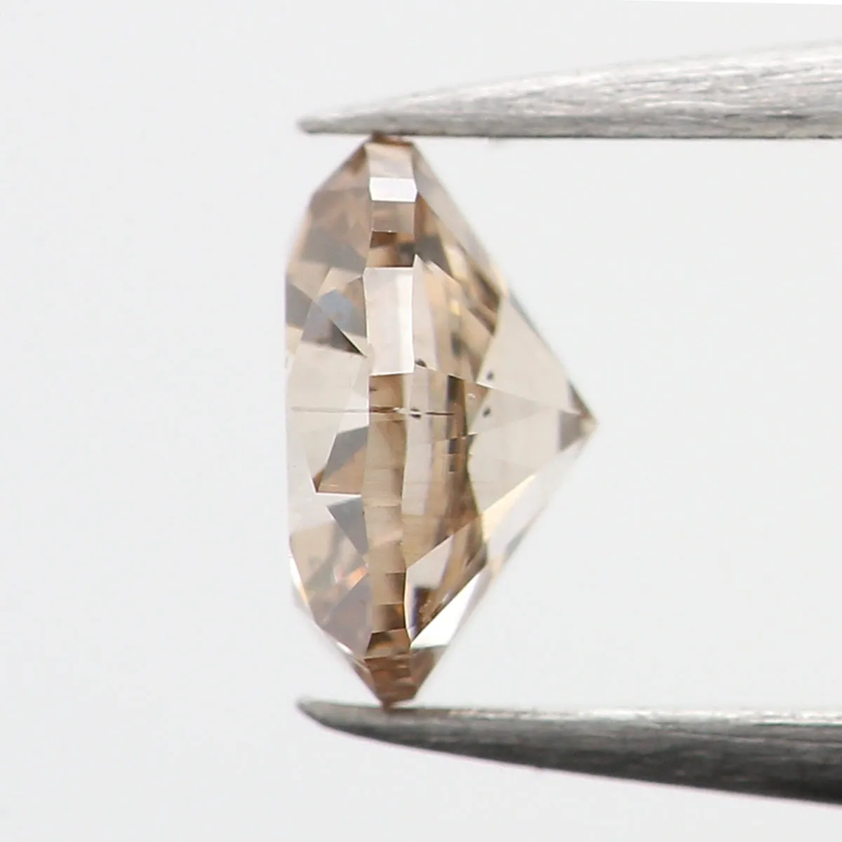 0.24 Ct Natural Loose Diamond, Oval Diamond, Brown Diamond, Antique Diamond, Rustic Diamond, Polished Diamond, Real Diamond KR23