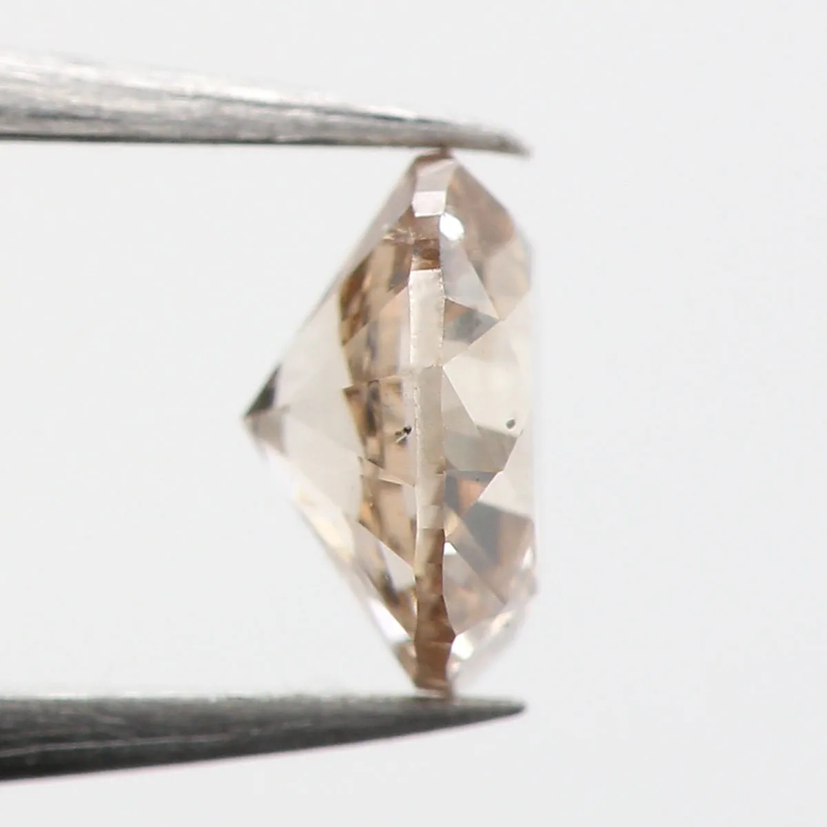 0.24 Ct Natural Loose Diamond, Oval Diamond, Brown Diamond, Antique Diamond, Rustic Diamond, Polished Diamond, Real Diamond KR23