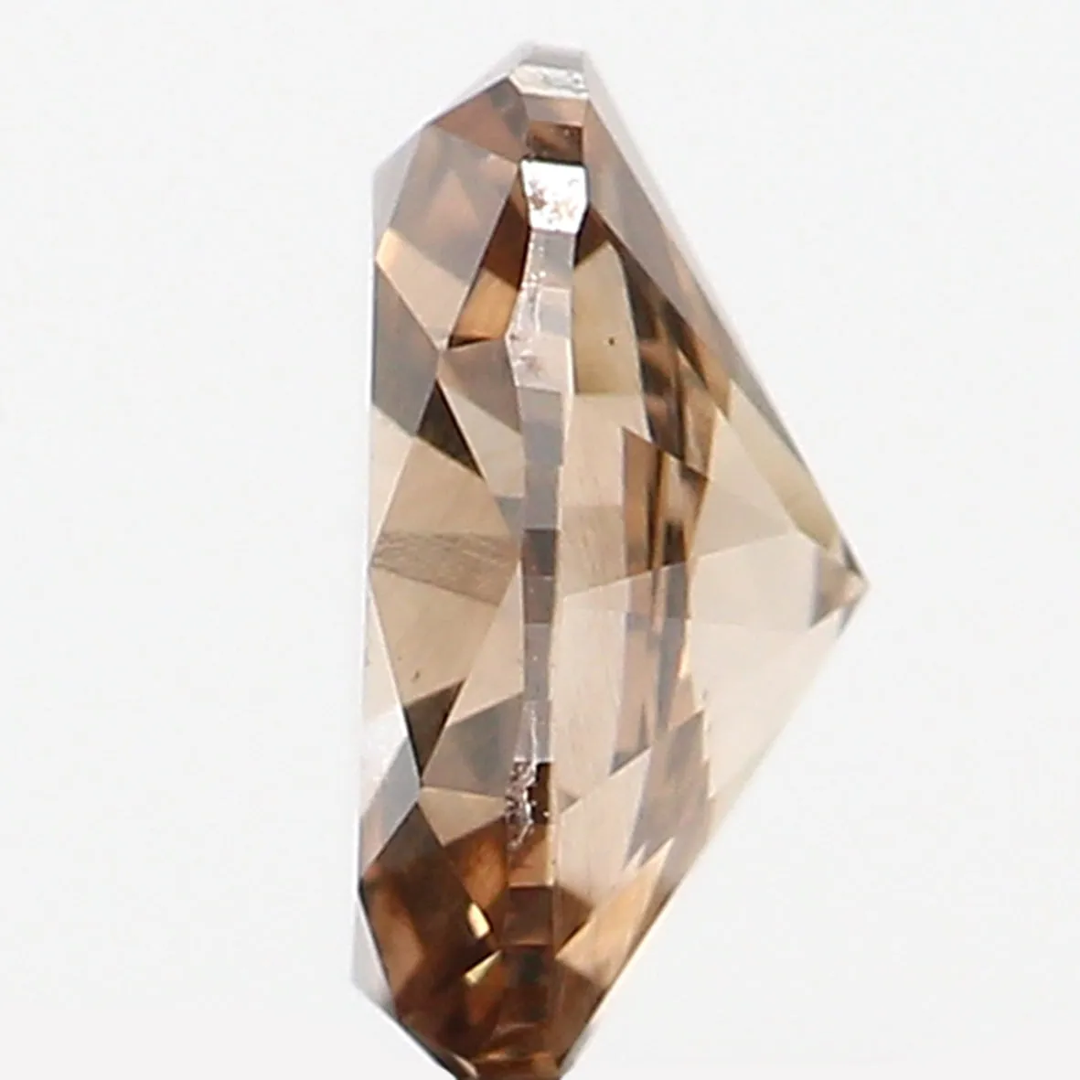 0.25 Ct Natural Loose Diamond, Oval Diamond, Brown Diamond, Antique Diamond, Rustic Diamond, Polished Diamond, Real Diamond L488