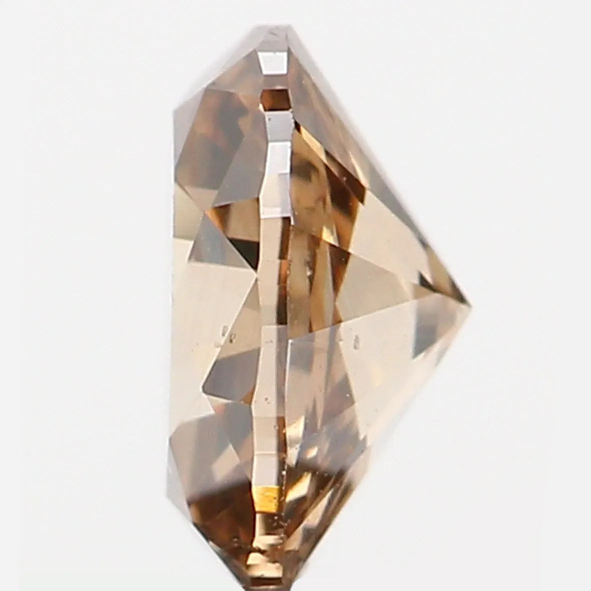 0.30 Ct Natural Loose Diamond, Oval Diamond, Brown Color Diamond, Antique Diamond, Rustic Diamond, Polished Diamond, Real Diamon