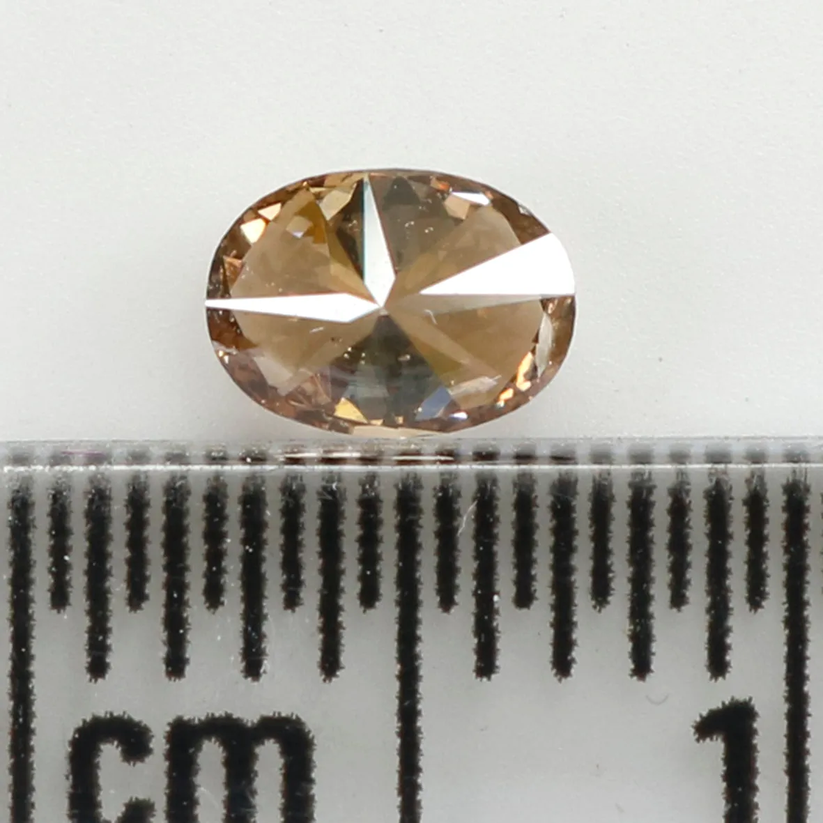 0.30 Ct Natural Loose Diamond, Oval Diamond, Brown Color Diamond, Antique Diamond, Rustic Diamond, Polished Diamond, Real Diamon