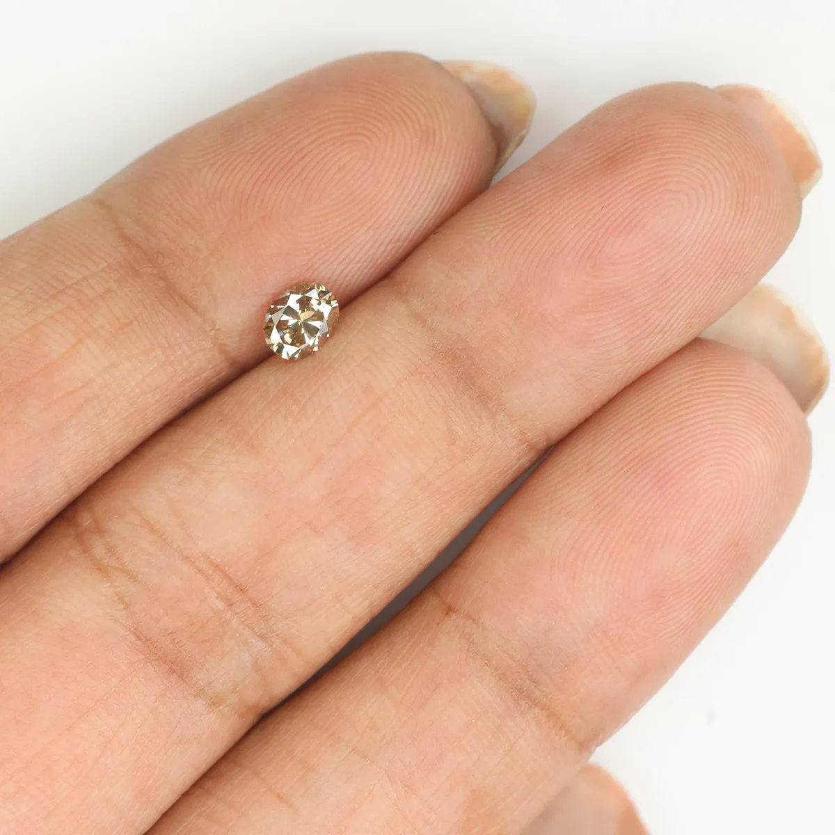 0.30 Ct Natural Loose Diamond, Oval Diamond, Brown Diamond, Antique Diamond, Rustic Diamond, Polished Diamond, Real Diamond L575