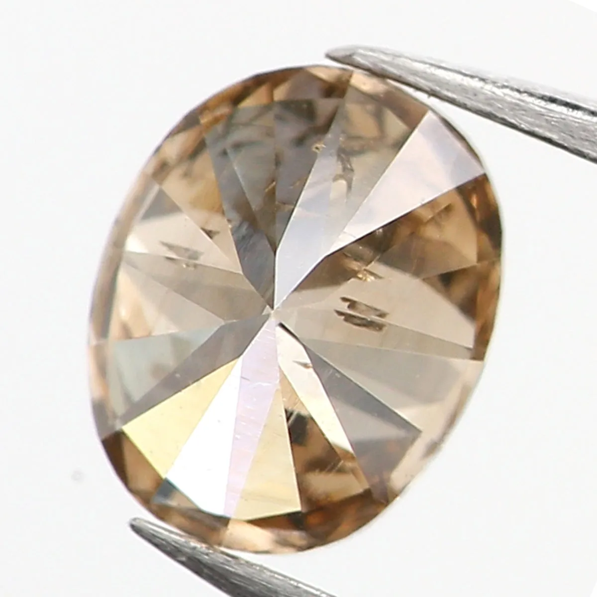 0.30 Ct Natural Loose Diamond, Oval Diamond, Brown Diamond, Antique Diamond, Rustic Diamond, Polished Diamond, Real Diamond L575