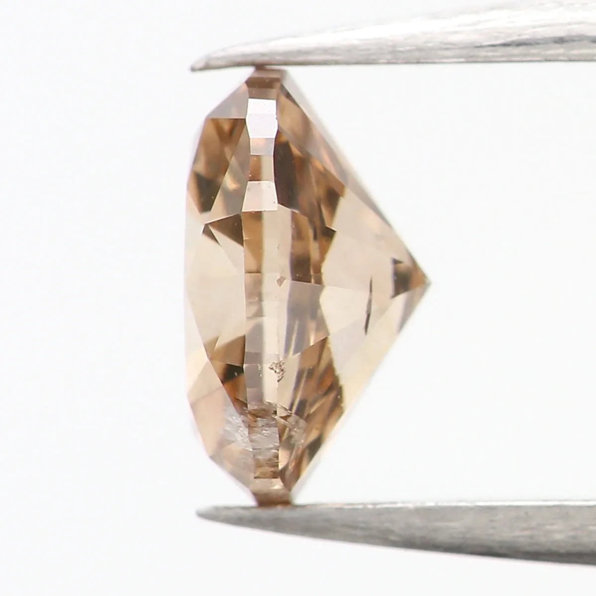 0.38 Ct Natural Loose Diamond, Oval Diamond, Brown Diamond, Antique Diamond, Rustic Diamond, Polished Diamond, Real Diamond, L83