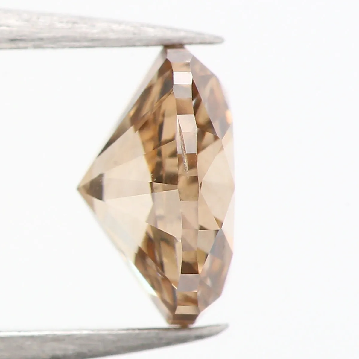 0.38 Ct Natural Loose Diamond, Oval Diamond, Brown Diamond, Antique Diamond, Rustic Diamond, Polished Diamond, Real Diamond, L83