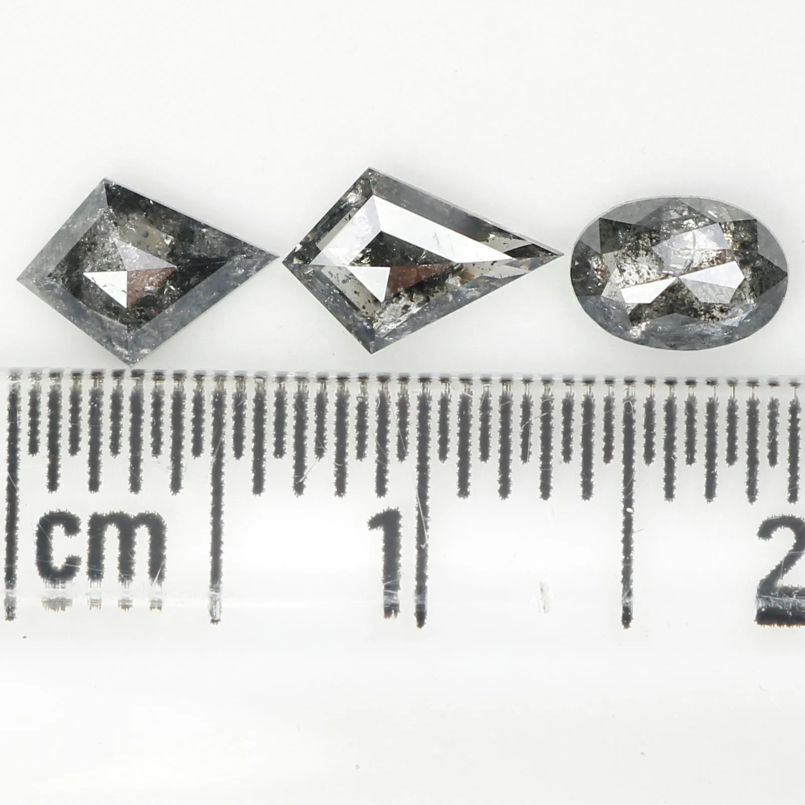 1.12 Ct Natural Loose Diamond, Mix Diamond, Salt And Pepper Diamond, Black Diamond, Grey Diamond, Minimal Diamond, Geometric Dia