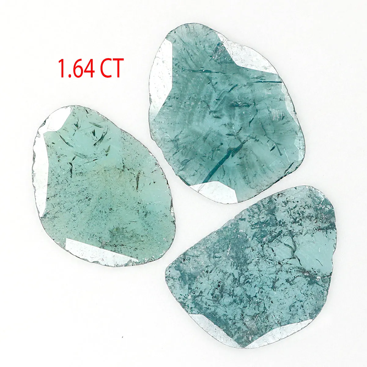 1.64 Ct Natural Loose Diamond, Slice Diamond, Blue Diamond, Polki Diamond, Real Diamond, Diamond Slice, Fancy Diamond, L773