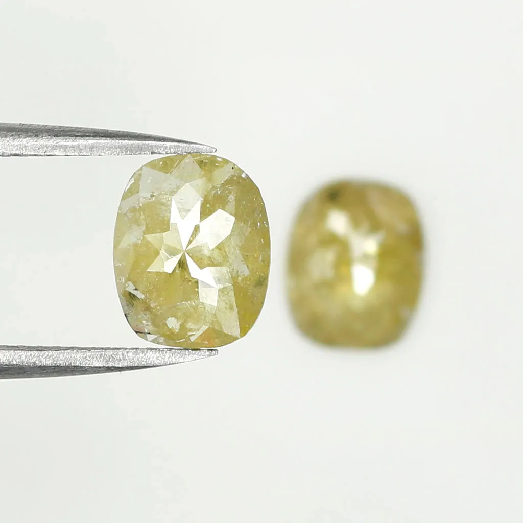 2.75  Ct Natural Loose Diamond, Oval Diamond, Yellow Diamond, Antique Diamond, Oval Cut Diamond, Rustic Diamond, Real Diamond KD