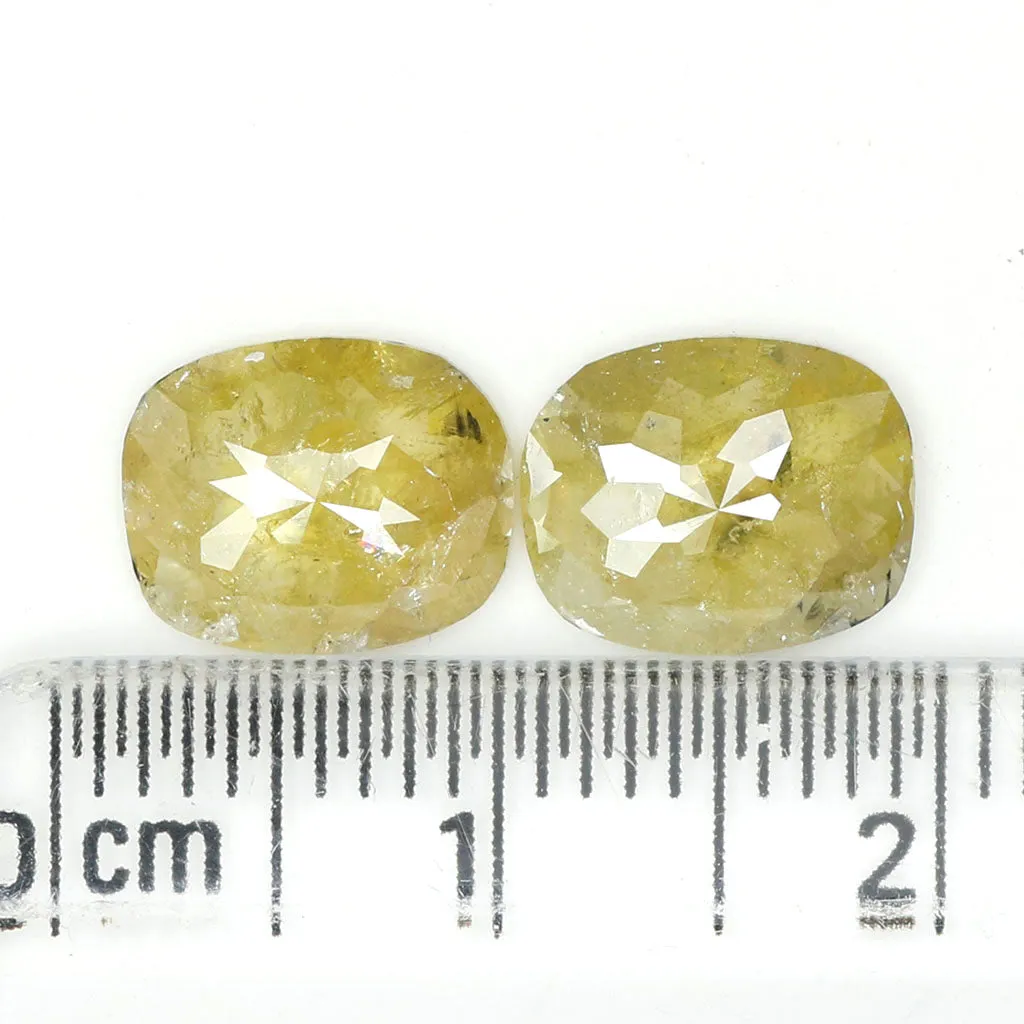 2.75  Ct Natural Loose Diamond, Oval Diamond, Yellow Diamond, Antique Diamond, Oval Cut Diamond, Rustic Diamond, Real Diamond KD