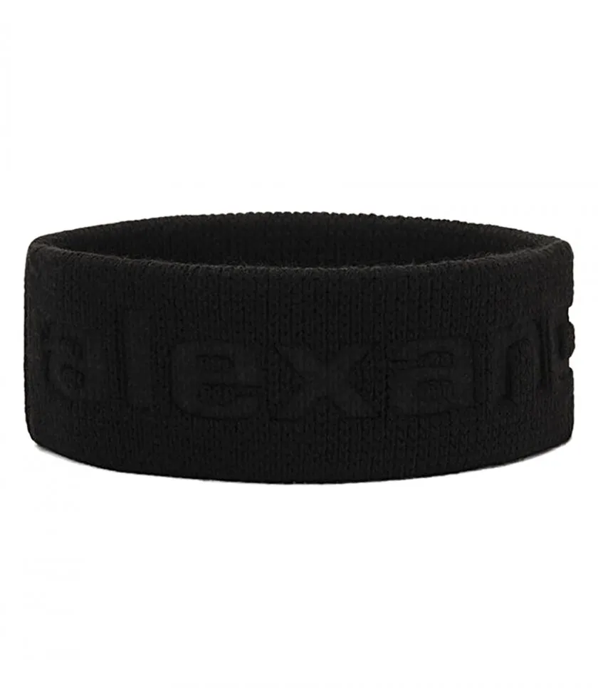 ALEXANDERWANG.TLOGO HEADBAND IN COMPACT DEBOSS