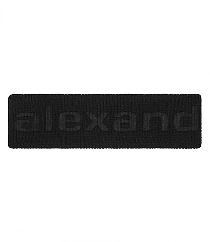 ALEXANDERWANG.TLOGO HEADBAND IN COMPACT DEBOSS