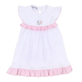 Annalise's Classics Embroidered Ruffle Flutters Dress