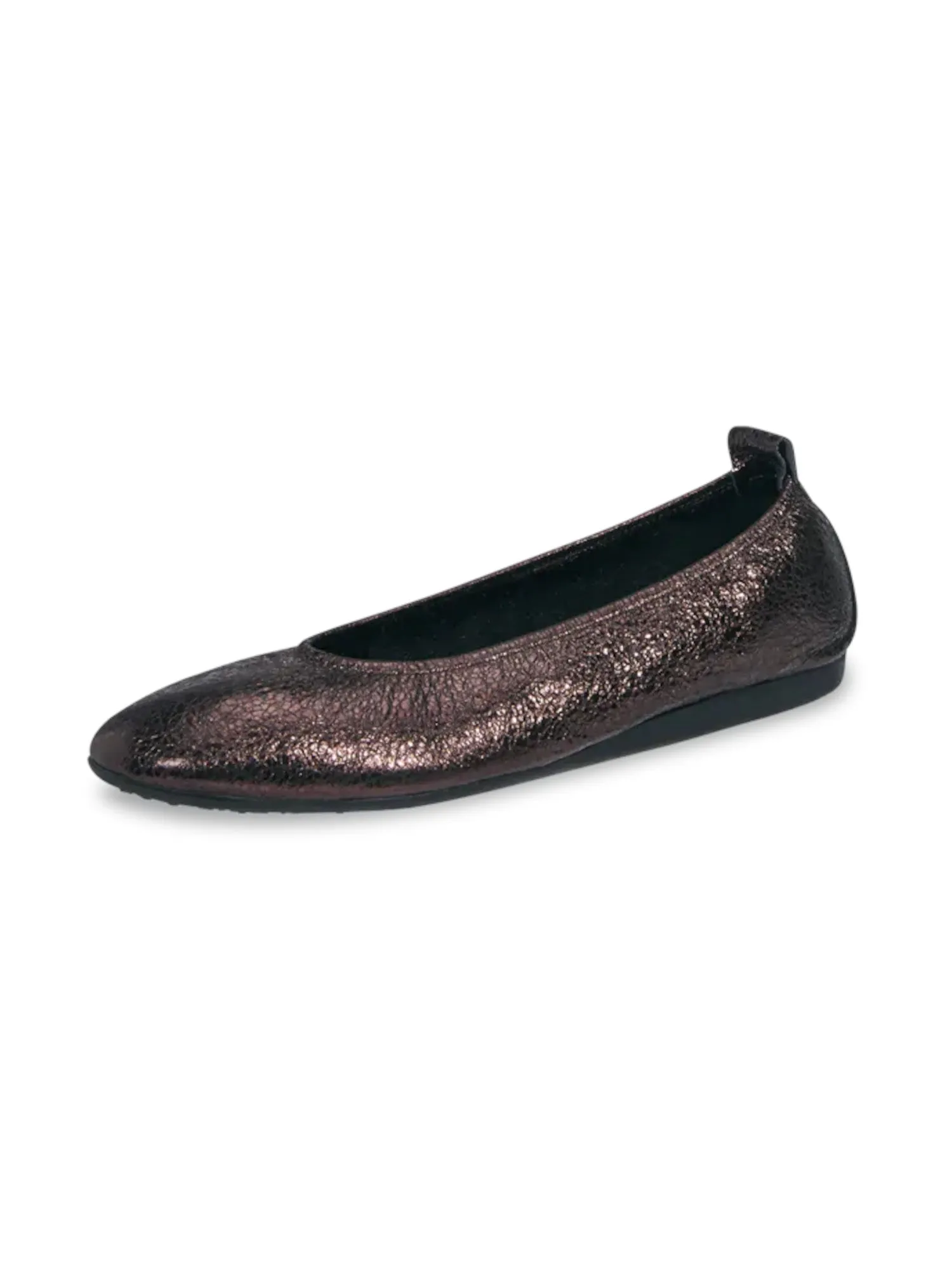 ARCHE Womens Burgundy Comfort Laius Round Toe Slip On Ballet Flats