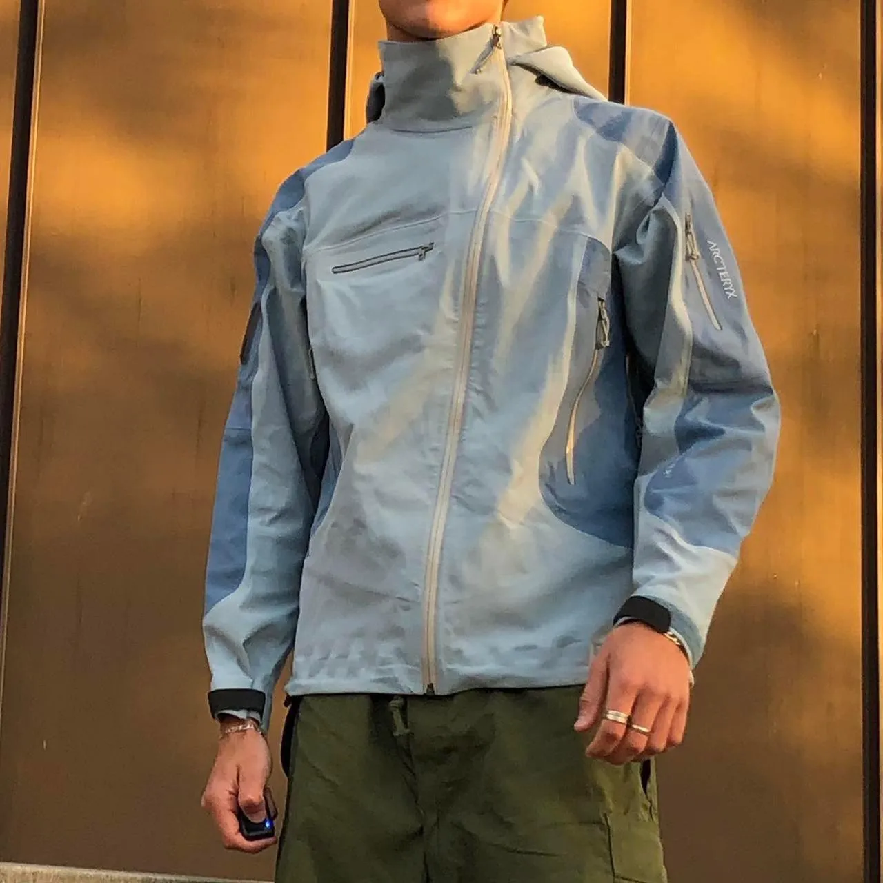 Arcteryx Sidewinder Jacket in Light Blue