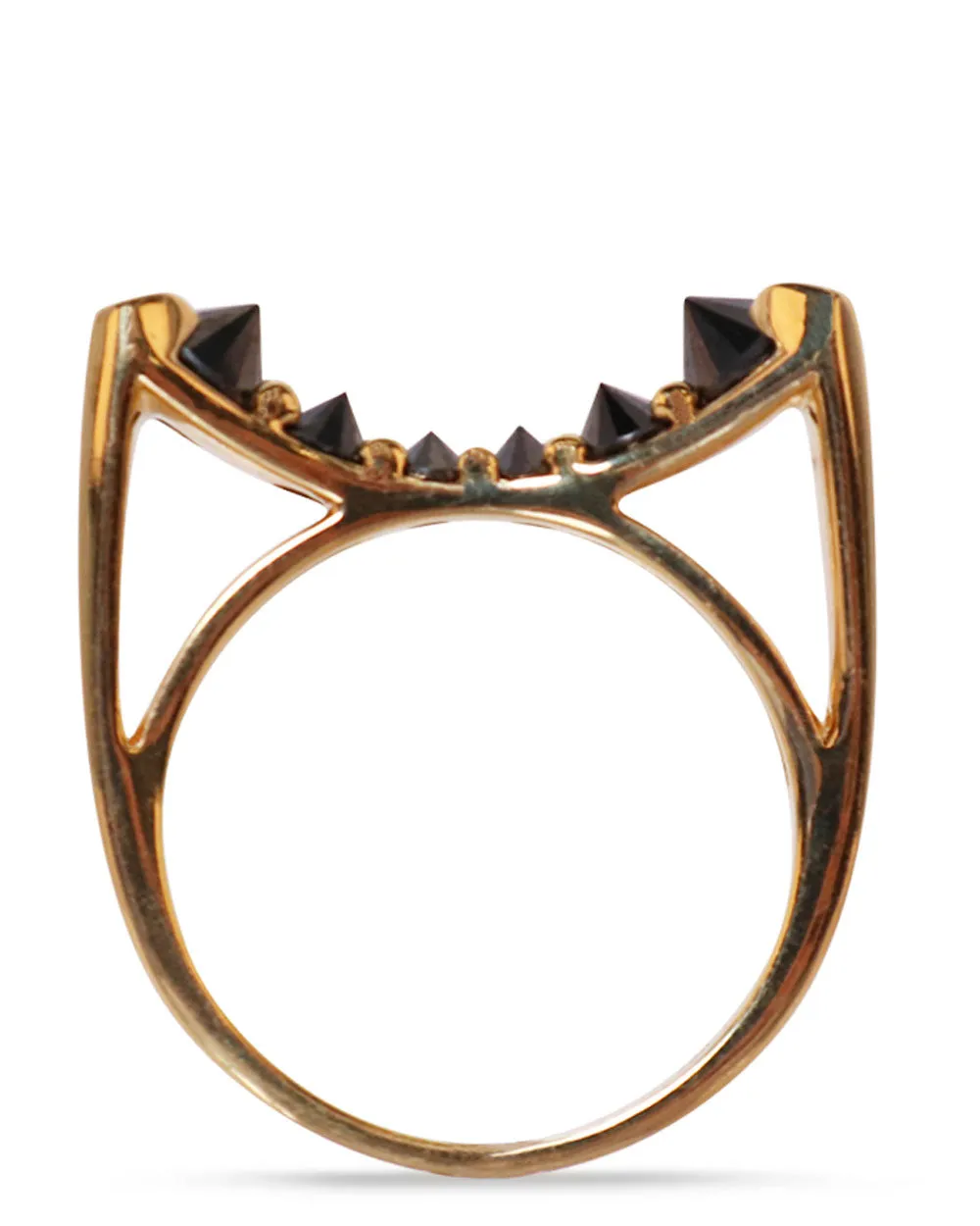 Black Diamond Inverted Ring