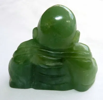 Buddha Protects Chinese Jade Large Buddha Carving