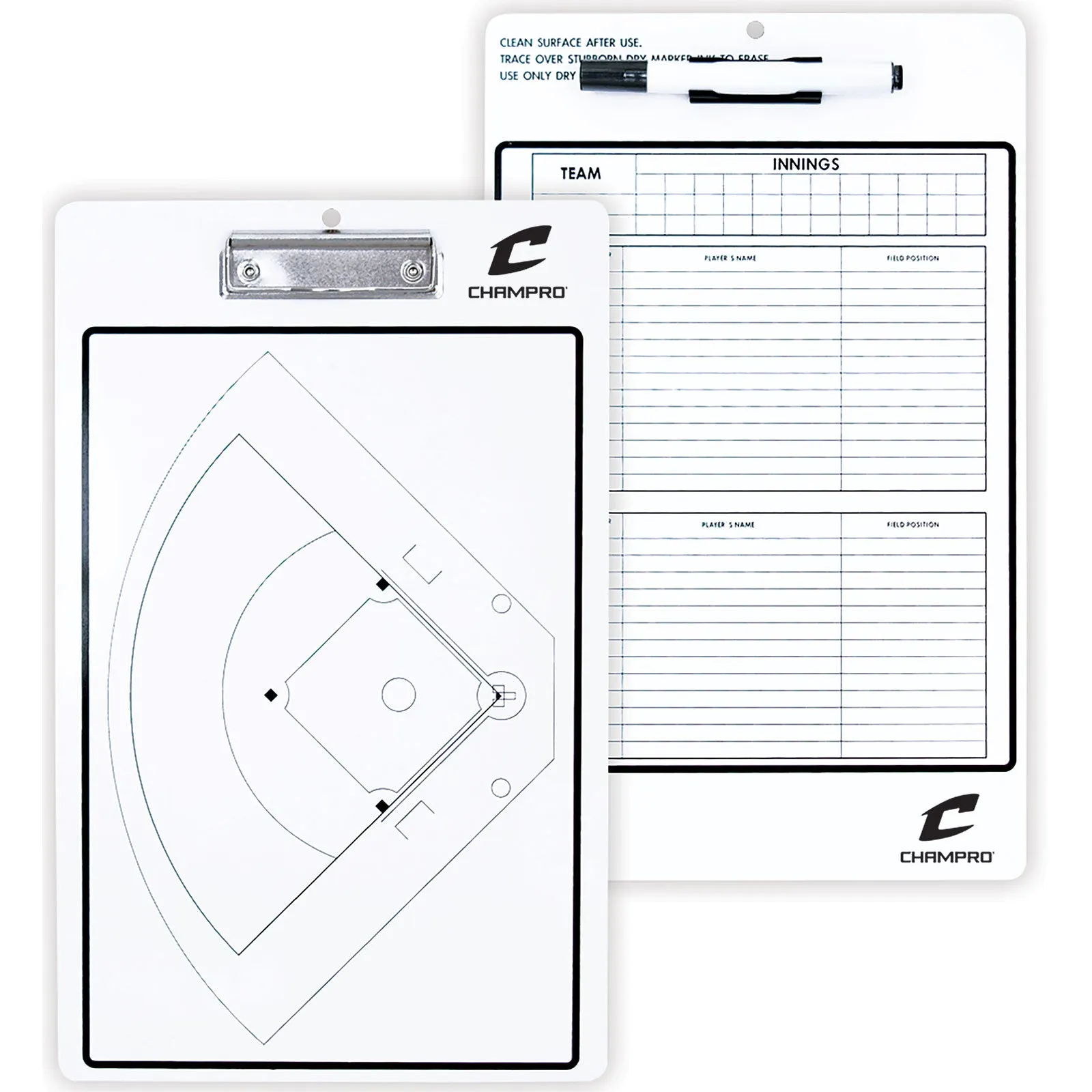 Champro Coaches Dry Erase Clip Board: A091