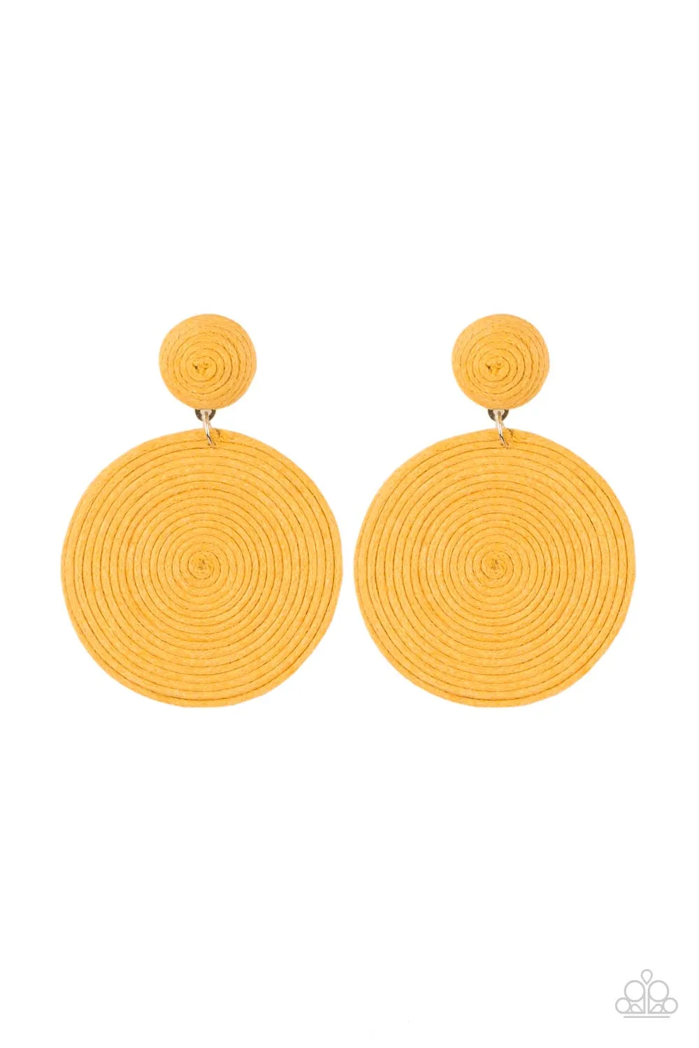 Circulate The Room - Yellow Earring