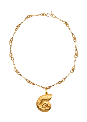 Collar Nautilus Oro con Caracola Oro