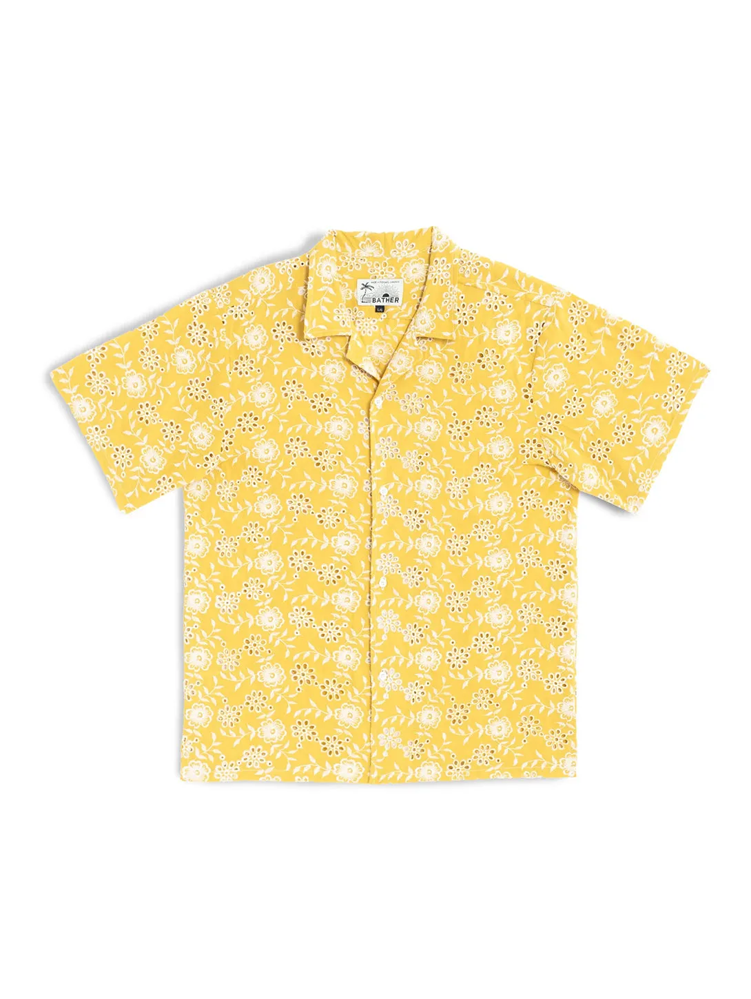 Dandelion Anglaise Camp Shirt - Yellow