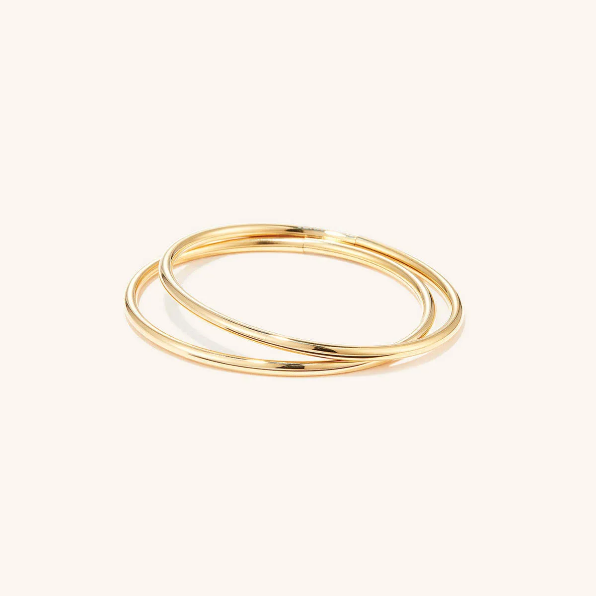 Dane Bangle Set 2 pk - Gold