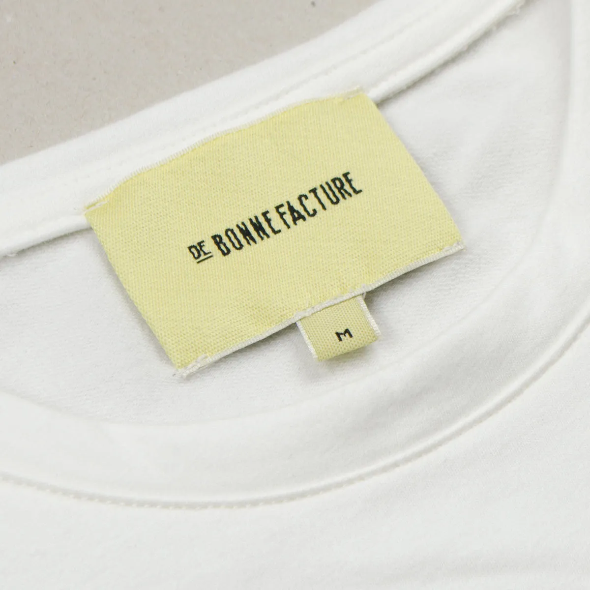 De Bonne Facture - Basic T-shirt - White