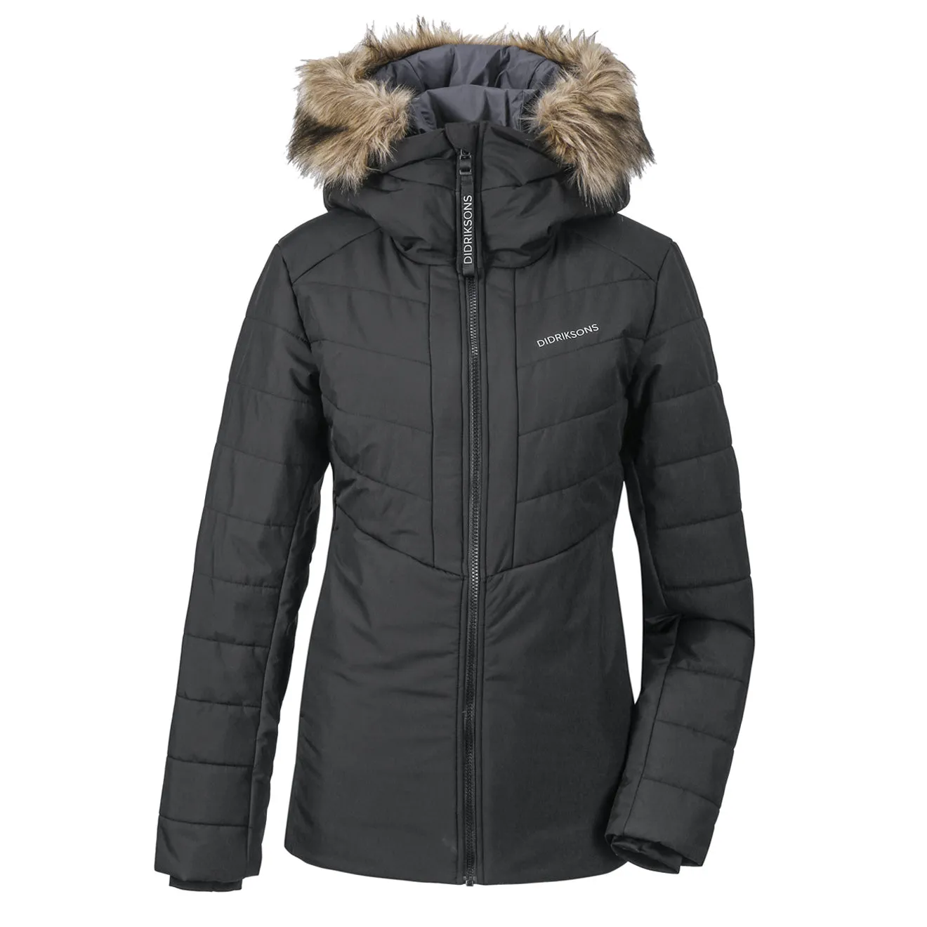 Didriksons Womens Nana Puff Jacket 2 Black