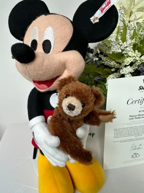 Disney Mickey Mouse with Teddy Bear Steiff Limited Edition D100 No 730