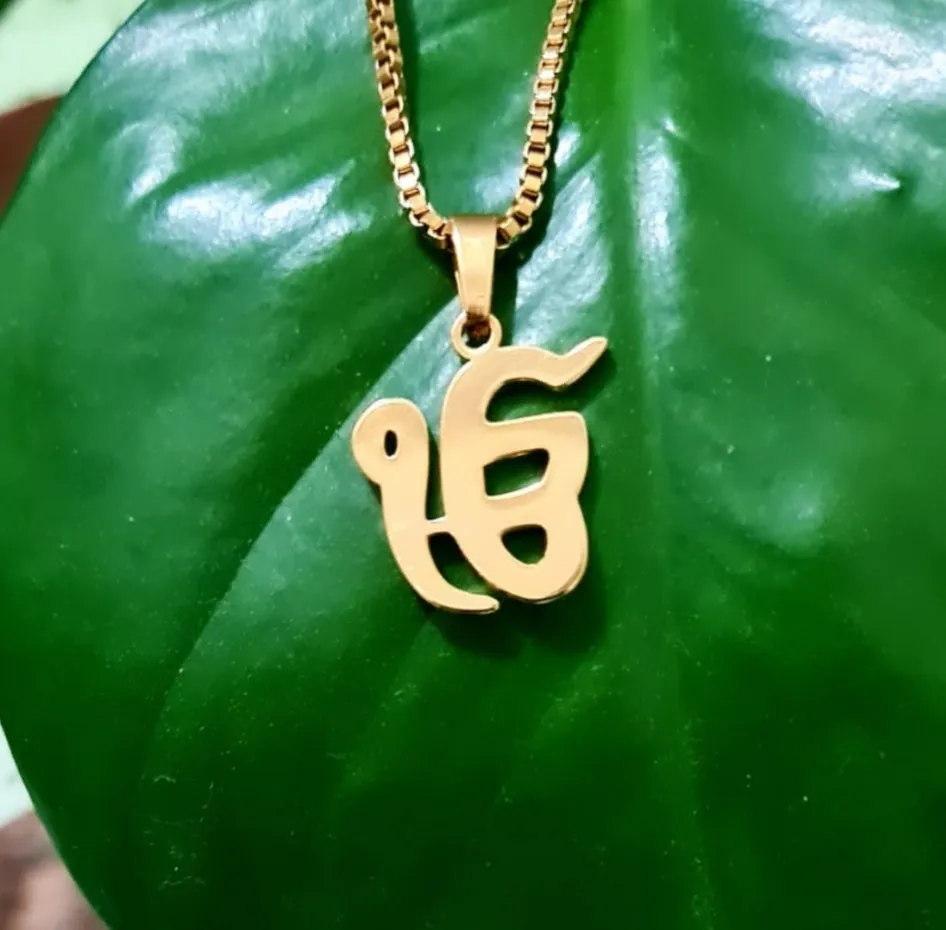 Ek Onkar Pendant Necklace