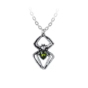 Emerald Spiderling Pendant