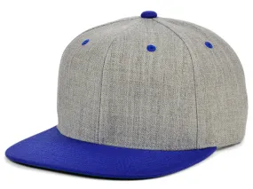 Flexfit Classics Premium Snapback - Grey/Royal Blue