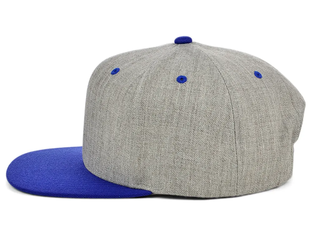 Flexfit Classics Premium Snapback - Grey/Royal Blue