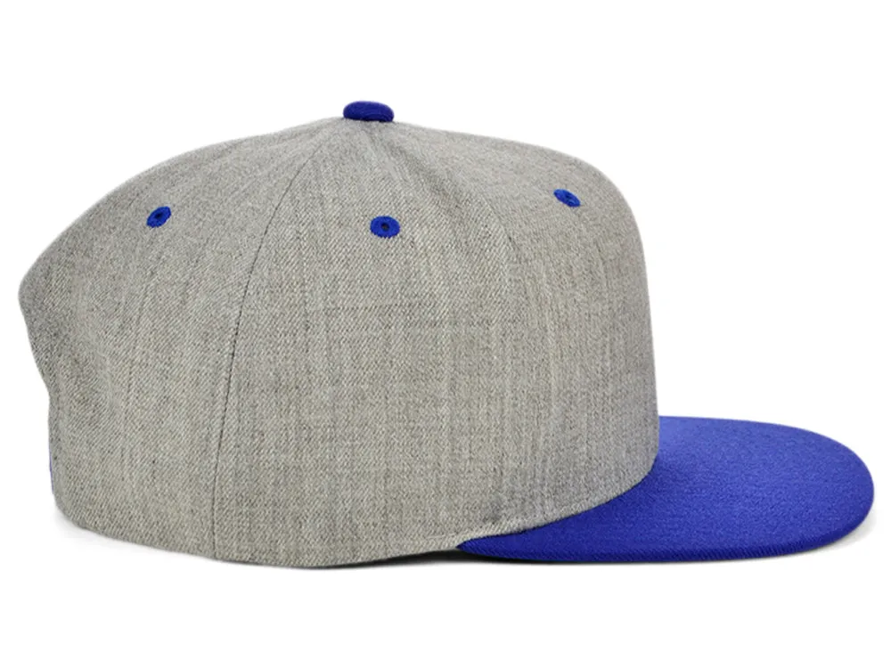 Flexfit Classics Premium Snapback - Grey/Royal Blue