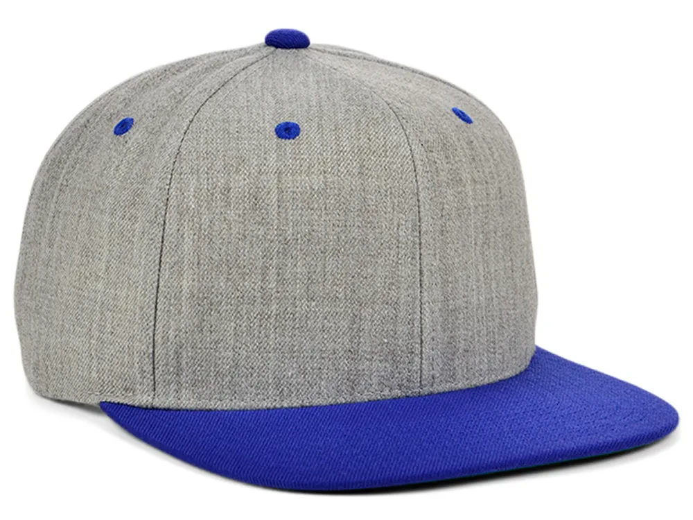 Flexfit Classics Premium Snapback - Grey/Royal Blue