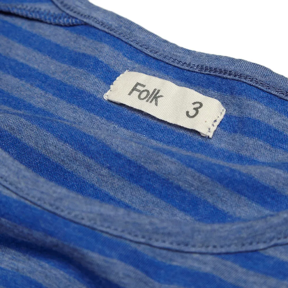 Folk Stripe TeeBlue Stripe