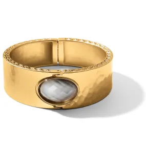 Golden Moon Hinged Bangle