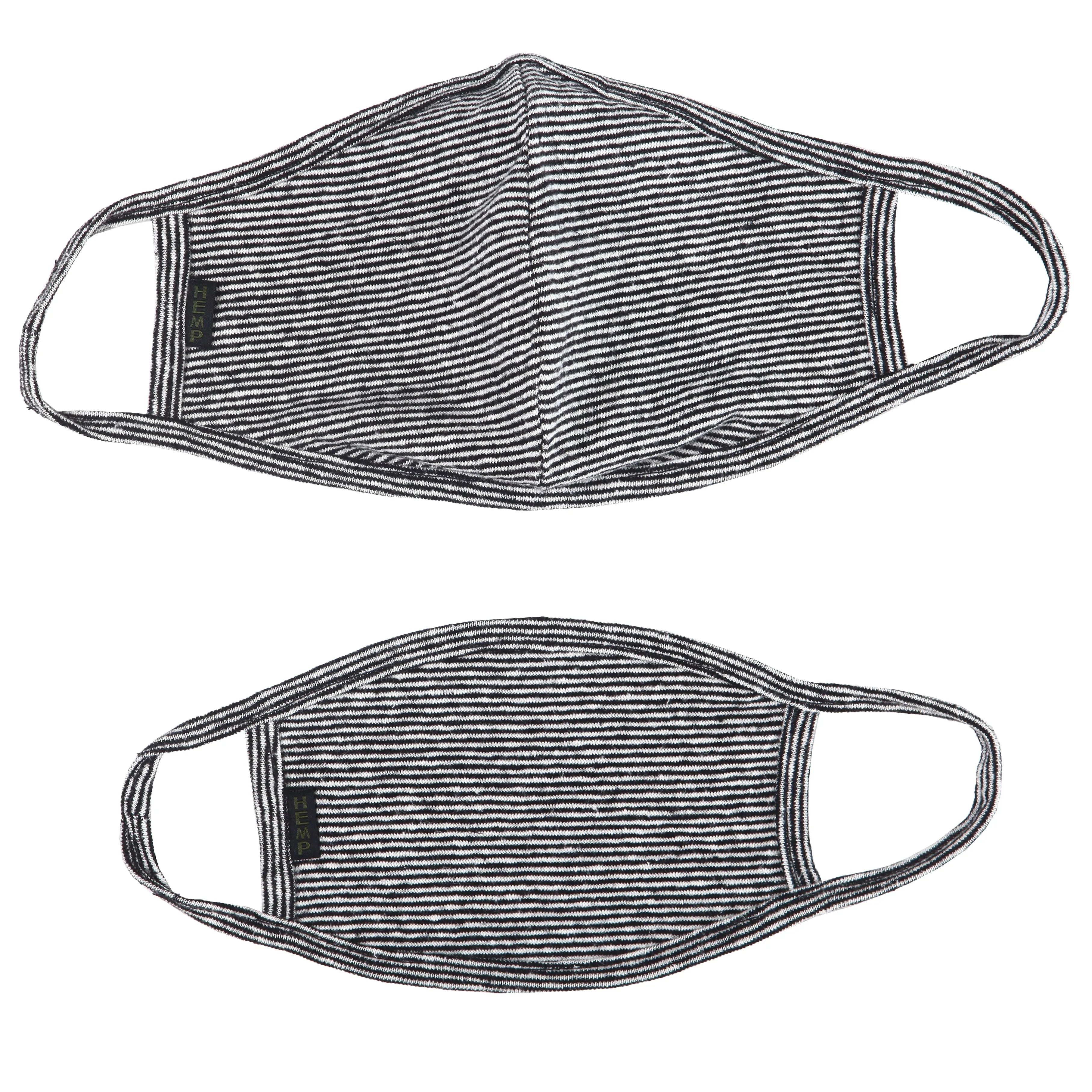 HEMP MICRO STRIPE FACE MASK