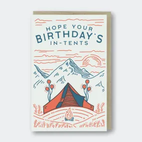 In-Tents Birthday Card