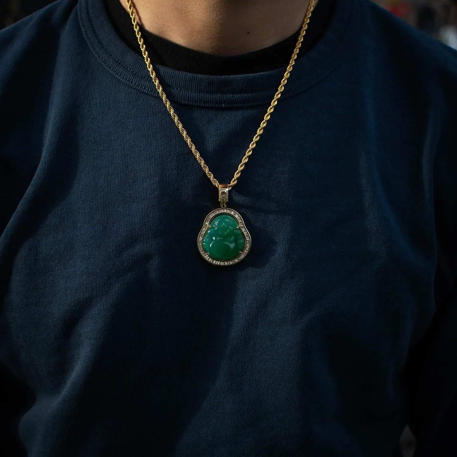 Jade Buddha Necklace