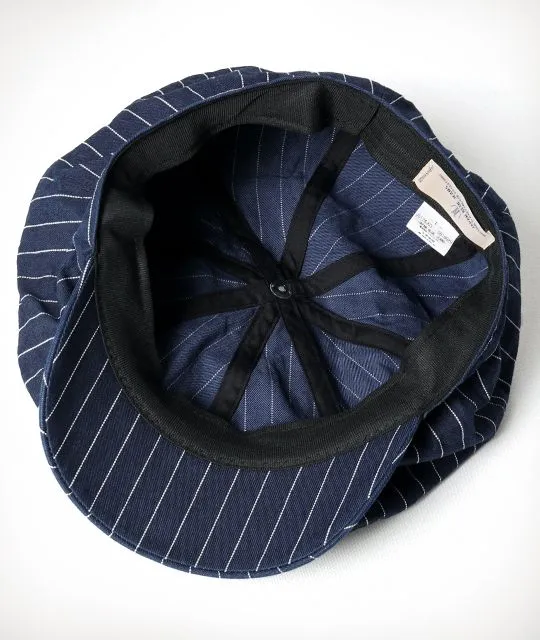 Japan Blue - Casquette Hickory Stripe