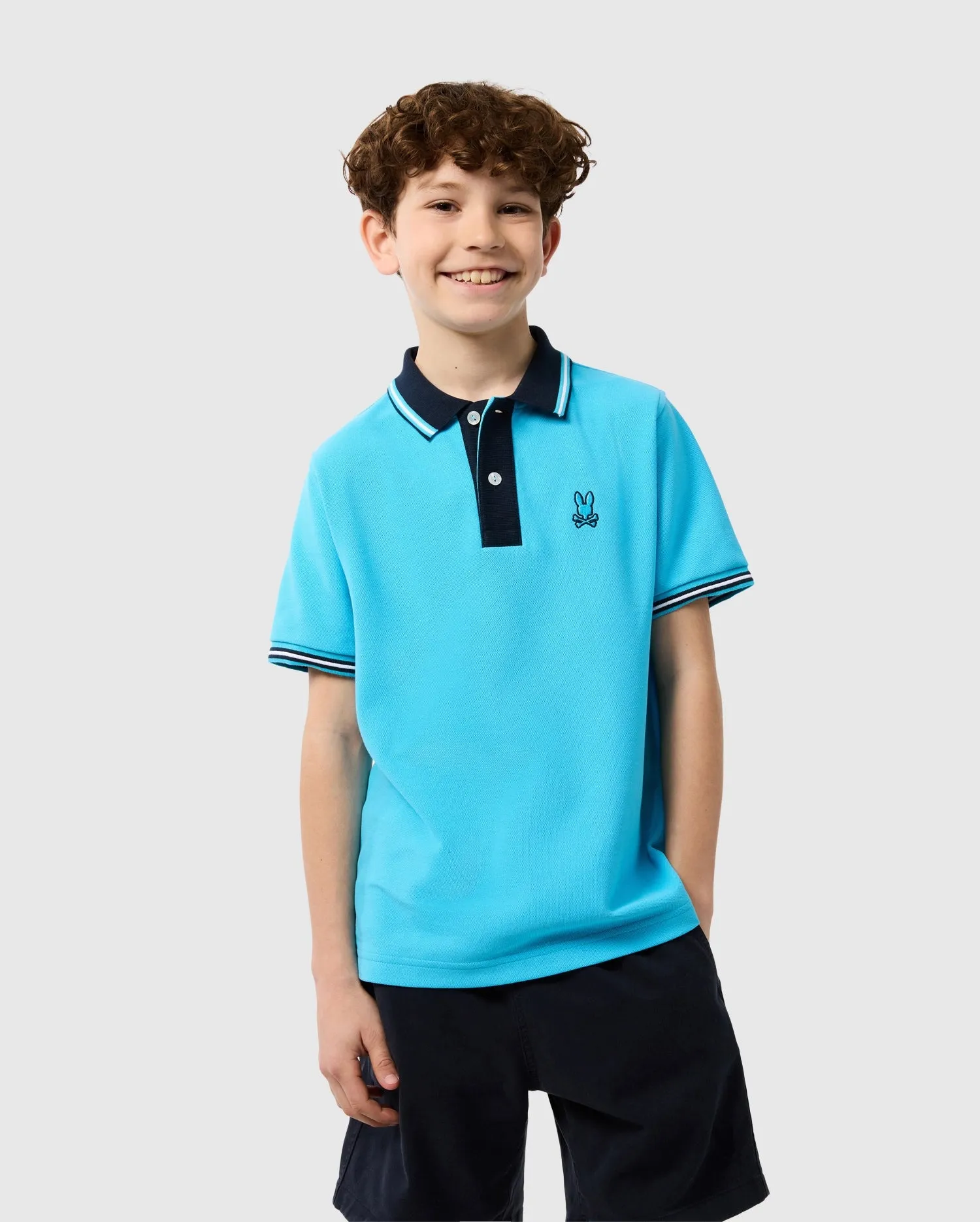 KIDS SALINA PIQUE POLO SHIRT - B0K379B200