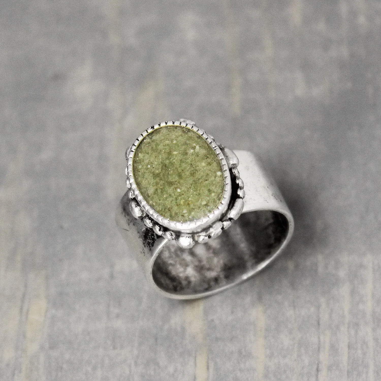 Large New Jade Ring