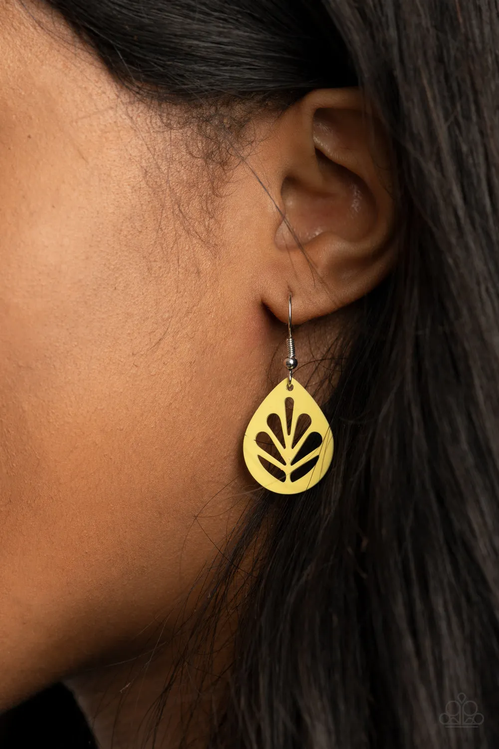 LEAF Yourself Wide Open - Yellow Earring