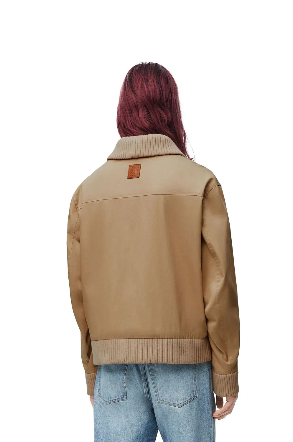 LOEWE Contemporary Sand-Toned Outerwear Jacket