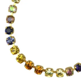 Mariana Handmade Swarovski 4000 Bracelet 1032 Topaz Gold Purple Yellow