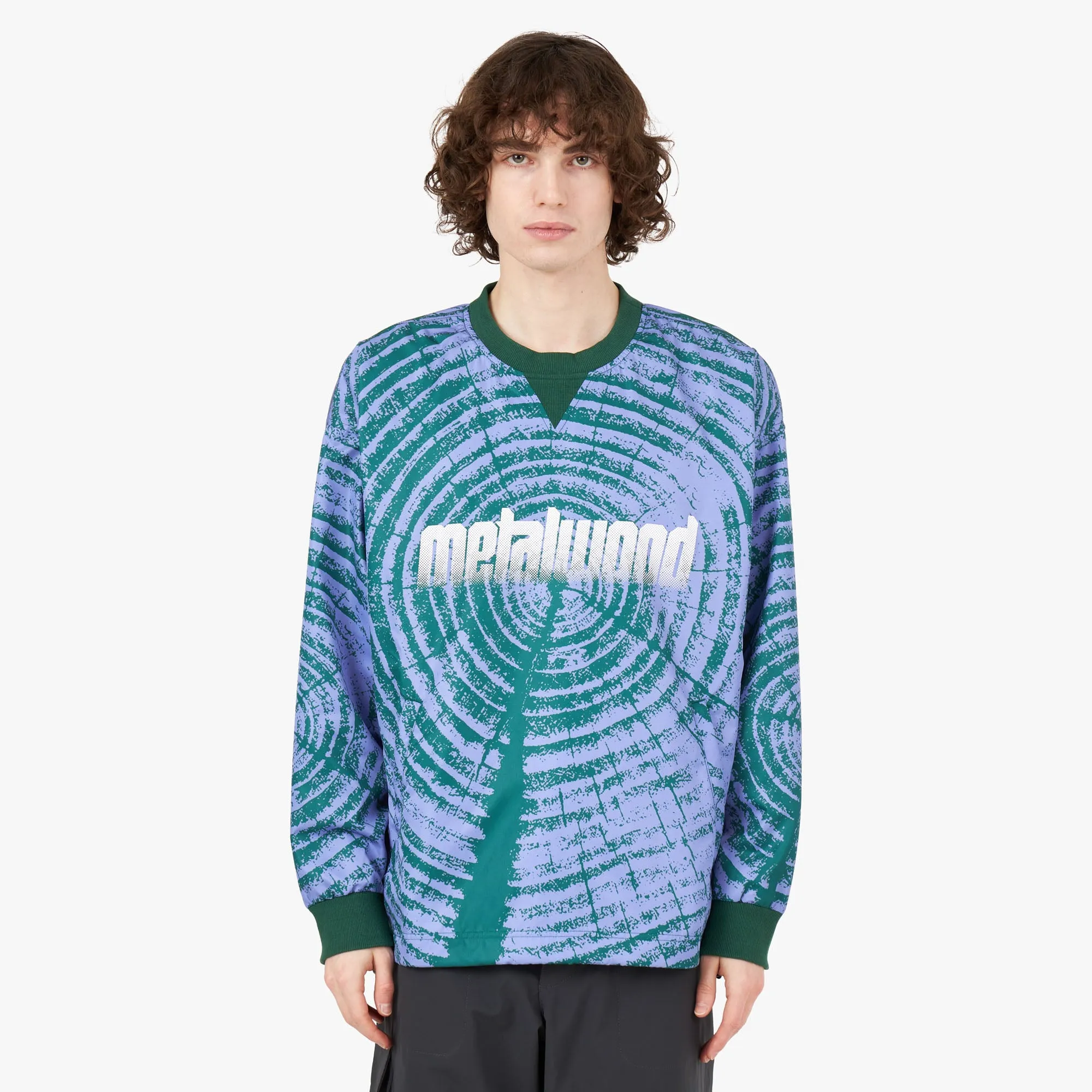 Metalwood Ring Pullover Storm Top Jade / Eggplant