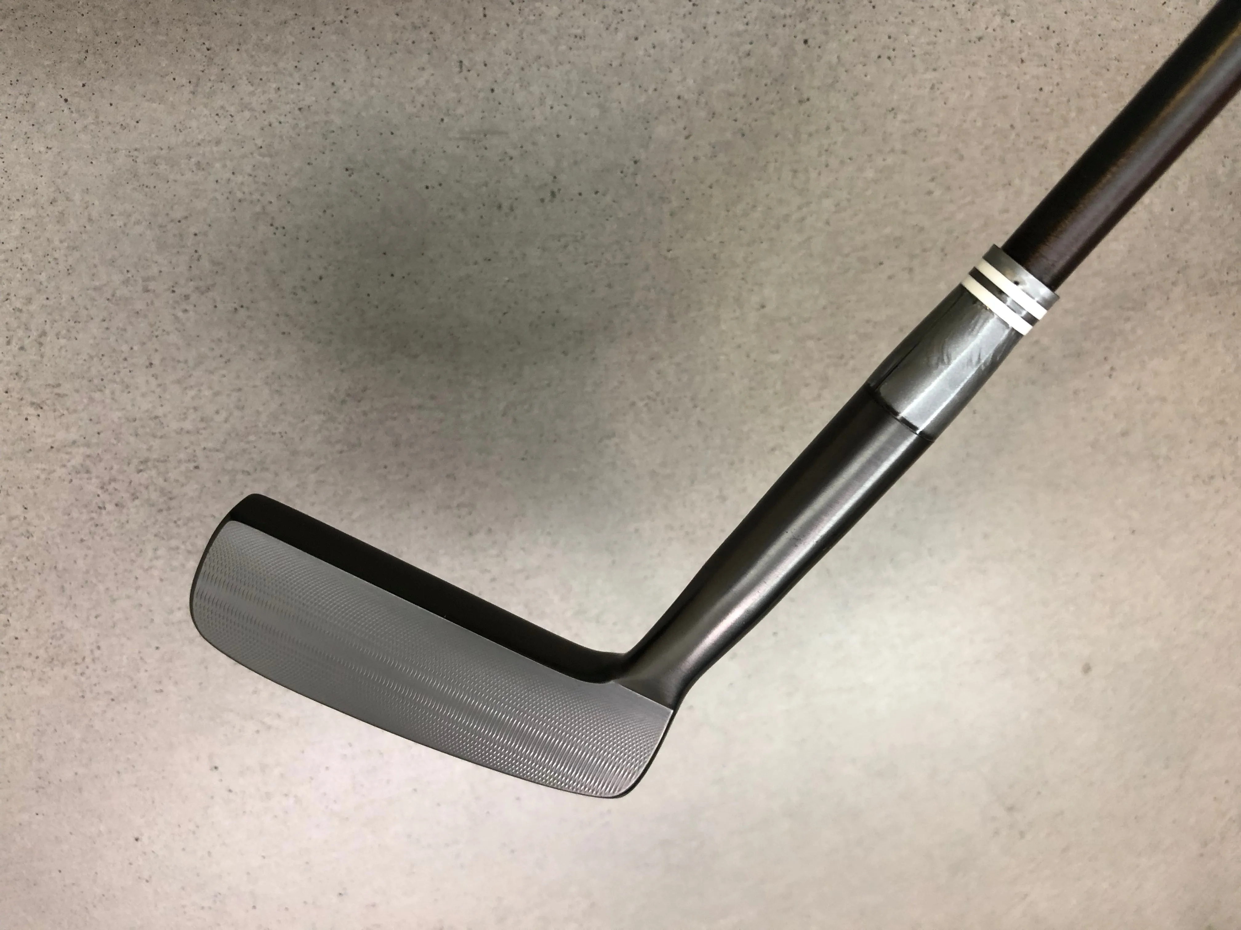 Miura Golf Putter KM-008 Black Boron with Titanium Black Putter Shaft Limited Edition