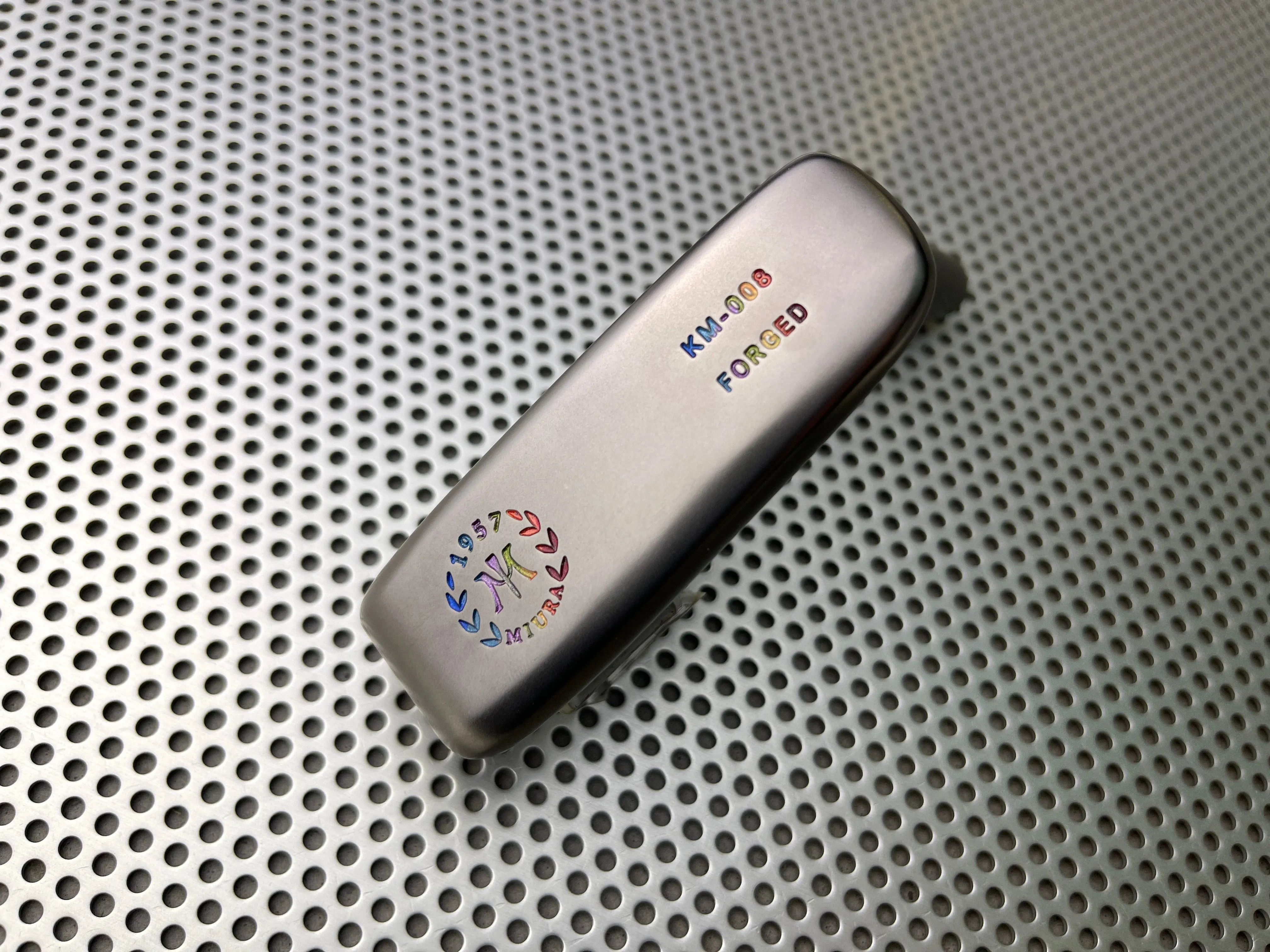 Miura Golf Putter KM-008 Smoked with Chromatic Paint Fill