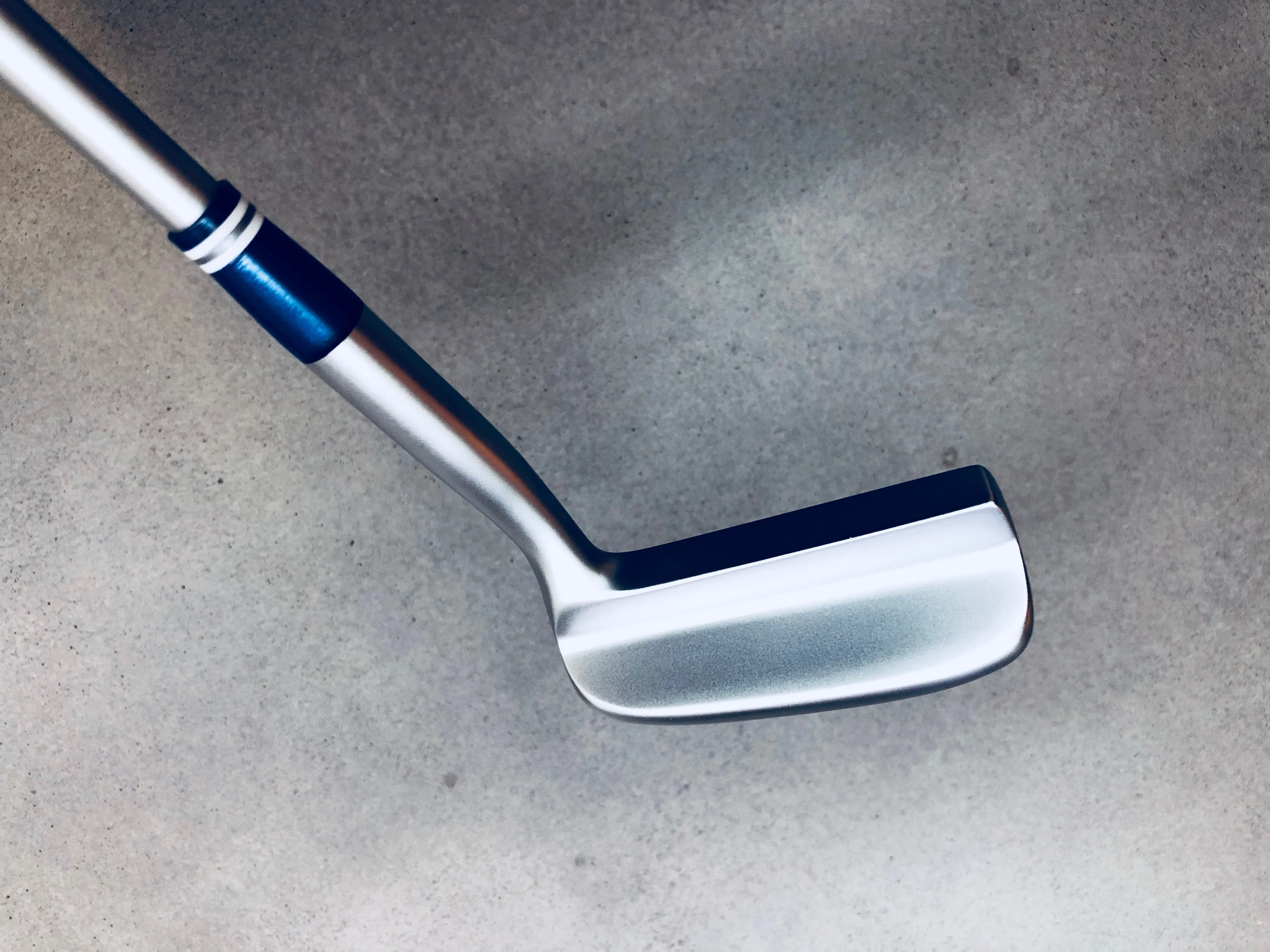 Miura Golf Putter KM-008 White Boron - Blue Edition